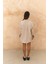 Gaelil Oversize Bej Keten Gömlek Şort Takım 4
