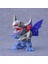 6 Digimon Model Bebek Agu Tyrannosaurus Mekanik Mavi Ejderha Canavar V-Mon Anime Modeli (Yurt Dışından) 2