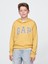 Erkek Çocuk Sarı Gap Logo Relaxed Havlu Kumaş Sweatshirt 1