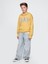 Erkek Çocuk Sarı Gap Logo Relaxed Havlu Kumaş Sweatshirt 3