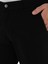 Erkek Siyah Slim Fit Pamuk Karışımlı Kanvas Pantolon 50312177-VR046 2