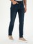 Erkek Lacivert Slim Fit Pamuk Karışımlı Jean Pantolon 50309095-VR033 2