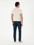 Erkek Lacivert Slim Fit Pamuk Karışımlı Jean Pantolon 50309095-VR033 4