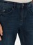 Erkek Lacivert Slim Fit Pamuk Karışımlı Jean Pantolon 50309095-VR033 5