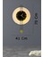 LED Nero Amedi Black, Gold Point, Modern Dekoratif Metal Duvar Saati 7