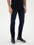 Erkek Koyu Lacivert Slim Fit Pamuk Karışımlı Jean Pantolon 50309059-VR100 2