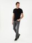 Erkek Gri Slim Fit Pamuk Karışımlı Jean Pantolon 50309058-VR024 1