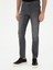 Erkek Gri Slim Fit Pamuk Karışımlı Jean Pantolon 50309058-VR024 2