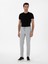 Erkek Açık Gri Slim Fit Beli Bağcıklı Esnek Klasik Pantolon 50310507-VR001 2