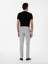 Erkek Açık Gri Slim Fit Beli Bağcıklı Esnek Klasik Pantolon 50310507-VR001 1