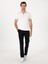 Erkek Lacivert Slim Fit Kanvas Pantolon 50313881-VR033 2