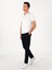 Erkek Lacivert Slim Fit Kanvas Pantolon 50313881-VR033 6