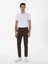 Erkek Haki Slim Fit Beli Bağcıklı Esnek Klasik Pantolon 50310507-VR027 1