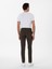 Erkek Haki Slim Fit Beli Bağcıklı Esnek Klasik Pantolon 50310507-VR027 4