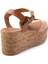 Bej Leather Kadın Sandalet K05197004003 3