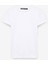 Tarelıa Kadın Bisiklet Yaka Kısa Kollu Slim Beyaz T-Shirt 1