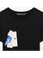 Tarelıa Kadın Bisiklet Yaka Kısa Kollu Slim Siyah T-Shirt 2