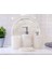Aurelia Mermer 5 Parça Banyo Seti – Sıvı Sabunluk, Diş Fırçalık, Katı Sabunluk, Pamukluk ve Tepsi 3