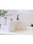 Aurelia Mermer 5 Parça Banyo Seti – Sıvı Sabunluk, Diş Fırçalık, Katı Sabunluk, Pamukluk ve Tepsi 4