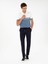 Erkek Lacivert Slim Fit Kumaş Pantolon 50305035-VR033 3