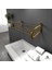 Isaoğlu Yapı Mat Gold Havluluk Otel Tipi Raf Havluluk Fırçalanmış Mat Gold Premium Havluluk 1