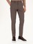 Erkek Kahverengi Slim Fit Pamuk Karışımlı Kanvas Pantolon 50292336-VR029 4