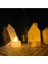 2'li Tealight Mumluk Kış Evleri, Çam Ağaçı Desenli Noel Evleri, Balkon Süsü, Konsol Süsü Minik Evle 5