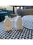 2'li Tealight Mumluk Kış Evleri, Çam Ağaçı Desenli Noel Evleri, Balkon Süsü, Konsol Süsü Minik Evle 6
