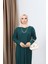 Lina Önü Parçalı Sandy Elbise 4