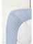 Penye Çift Kişilik Fitted Çarşaf 160X200+30 cm Mavi 2