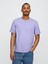 Erkek Lila Heavyweight Original T-Shirt 1