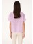 Kadın Lila Gömlek Kısa Kollu 50299319-VR034 5