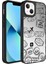 Apple iPhone 13 Kılıf Aynalı Desenli Kamera Korumalı Parlak Mkst Mirror Kapak-Seyahat 1