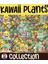 Kawaii Plants ( Bitkiler ) Temalı 1 Sayfa A4 46 Adet Sticker Set 1