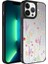 iPhone 13 Pro Max Uyumlu Aynalı Desenli Kamera Korumalı Parlak Mkst Mirror Kapak-Dallar 1