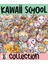 Kawaii School ( Okul ) Temalı 2 Sayfa A4 92 Adet Sticker Set 1