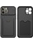 iPhone 12 Pro Uyumlu ​mkst Kartix Kapak-Siyah 2