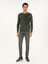 Erkek Haki Slim Fit Pamuk Karışımlı Jean Pantolon 50290508-VR027 1