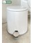 Cigo Pedallı Çöp Kovası Beyaz İç Kısım Gri M-E41-01-07 2