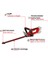 Akülü Çit Budama GC-CH 18/50 Li Solo Power X-Change (Li-Ion, 18V, metal dişli sistemi, alüminyum bıçak koruması, kılıf, akü ve şarj cihazı dahil değildir) - 3410945 2