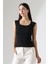 Leon U Yaka Ay Kollu Esnek Basic Kaşkorse Kadın Bluz & Tshirt & Tişört - 1