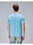 Joplın Mavi Bisiklet Yaka Baskılı Standard Fit Erkek Tshirt 4