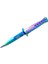 Tac-Force 1111-D Titanyum Gökkuşağı Kamp Çakı 23 cm - Metal Sap, Yarı Otomatik 1