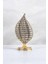 Zirkon Taşlı Gold Yaprak Esmaül-Hüsna Biblo 14*28 cm 1