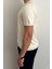 Erkek Beyaz Slim Fit Bisiklet Yaka Triko T-Shirt 4
