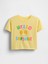 Kız Bebek Sarı Mix & Match Relaxed Grafik T-Shirt 1