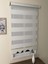 Pliseli Krem MZ481 Etekli Stor Zebra Perde 230 x 260 2