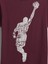 Erkek Çocuk Bordo Grafik Baskılı T-Shirt 2