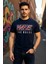 Erkek Baskılı T-Shirt Yumuşak Pamuklu Kumaş 1