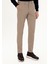 Erkek Vizon Slim Fit Pamuk Karışımlı Kanvas Pantolon 50292446-VR052 4